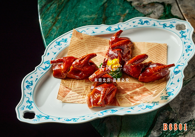 B6801玻璃脆皮乳鴿