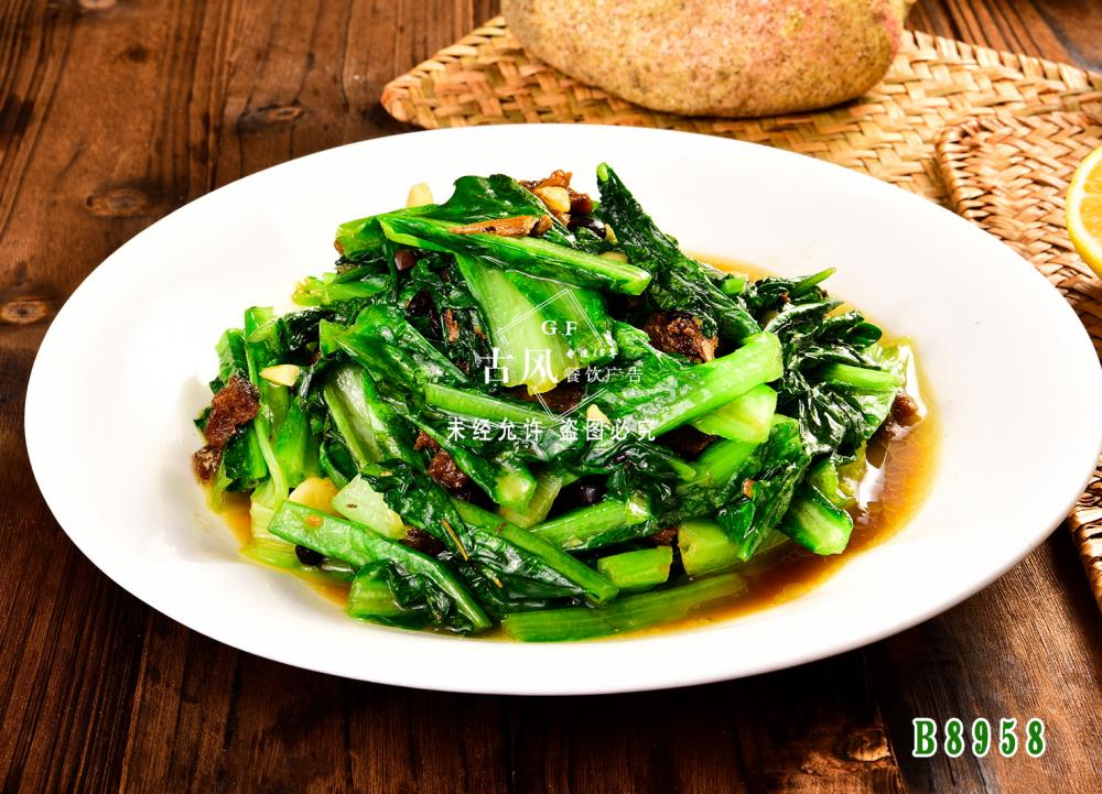 B8958豆豉鲮魚油麥菜