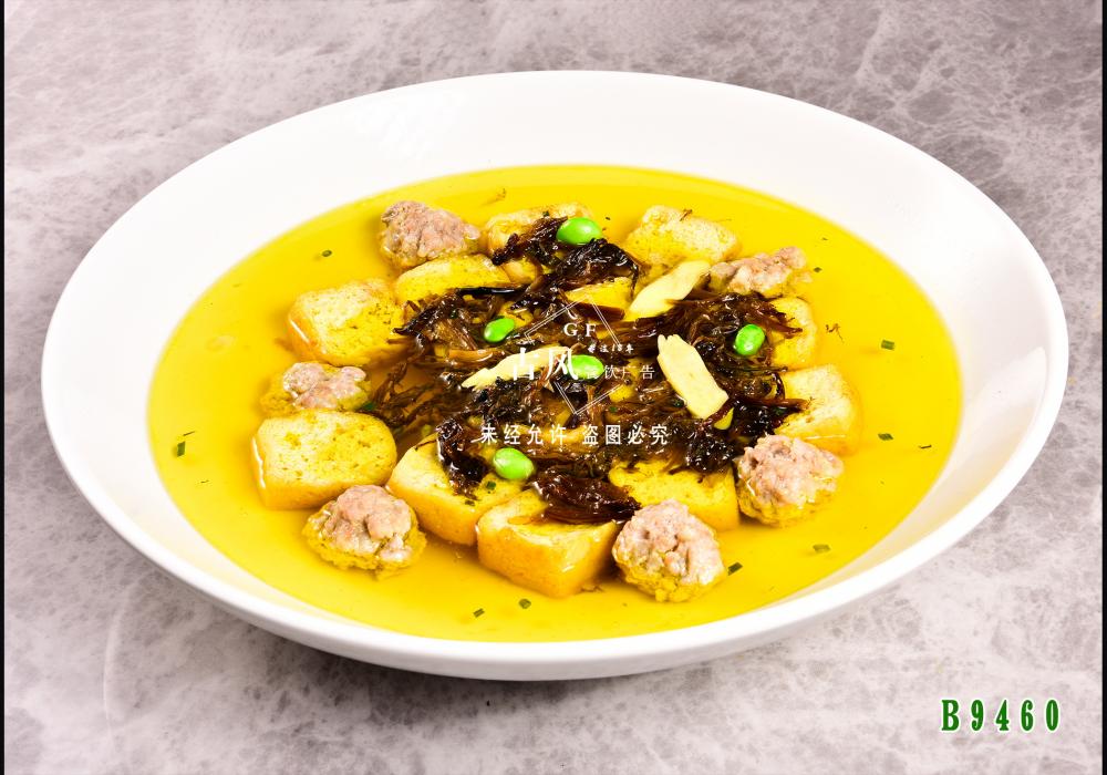 B9460倒笃菜蒸油豆腐