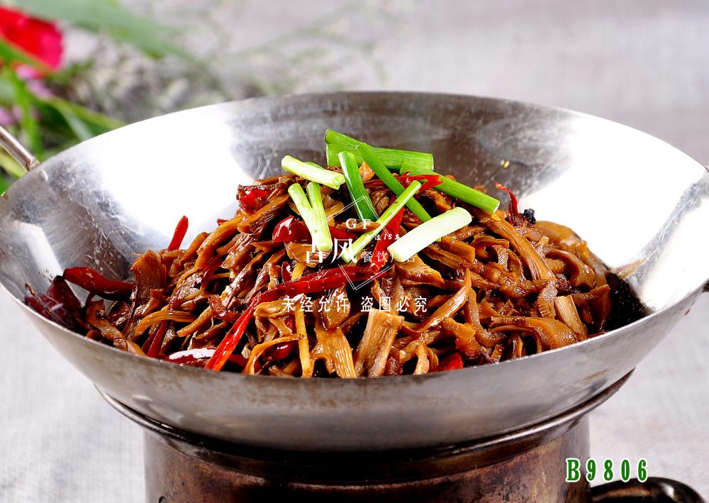 B9806幹鍋煙(yān)筍臘肉